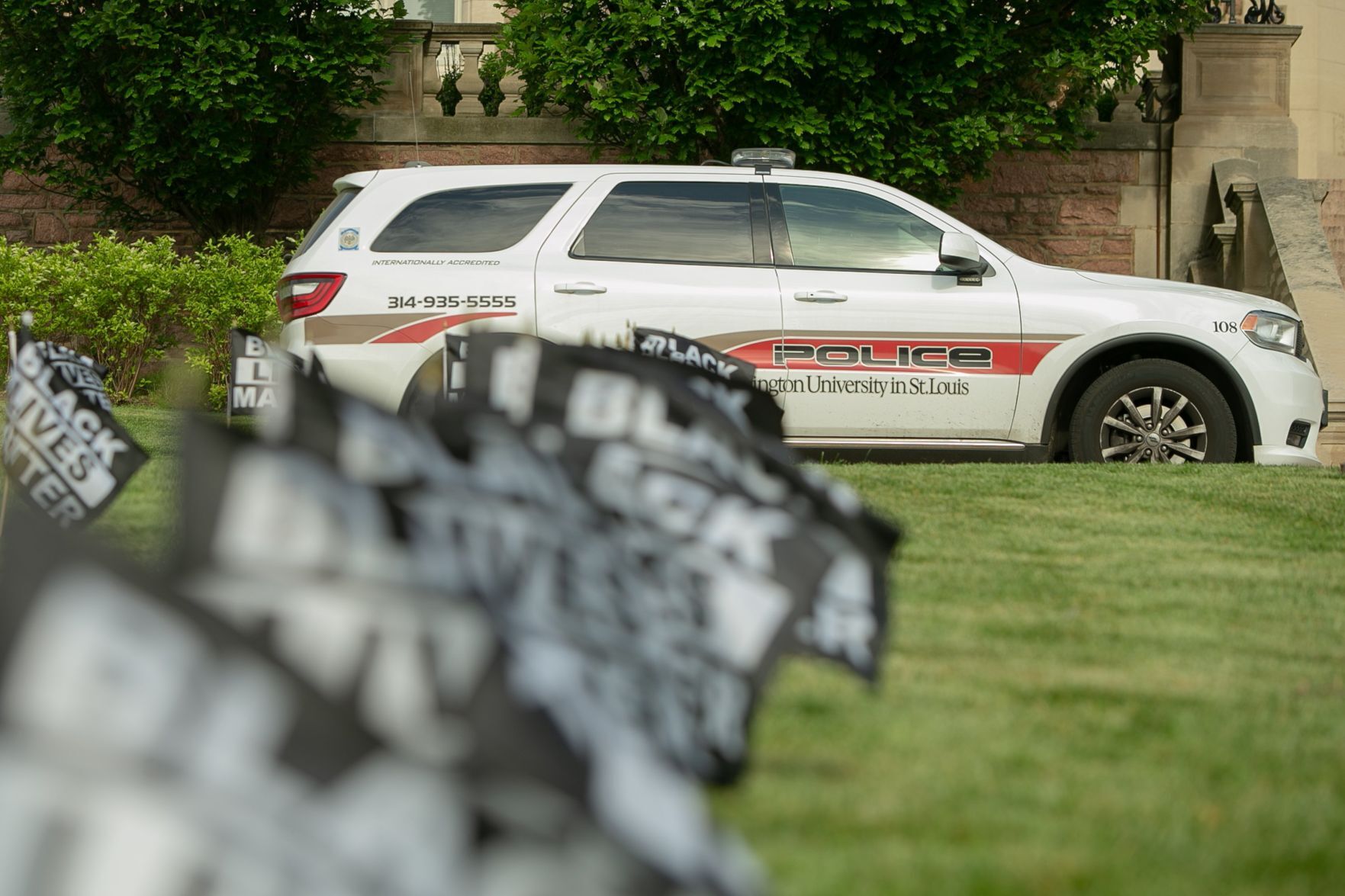 Washington University commemorates George Floyd's murder